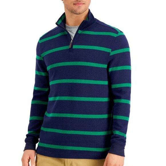 Club Room Men's Pop Striped Pullover - Picture 1 of 3